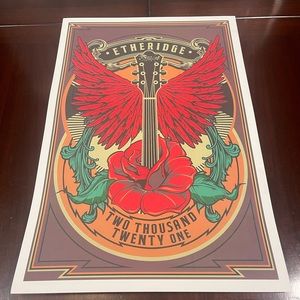 1st-Melissa Etheridge No Way Out 2021 Concert Poster